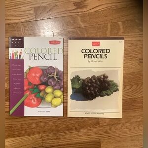 Walter Foster Colored Pencil Drawing Books